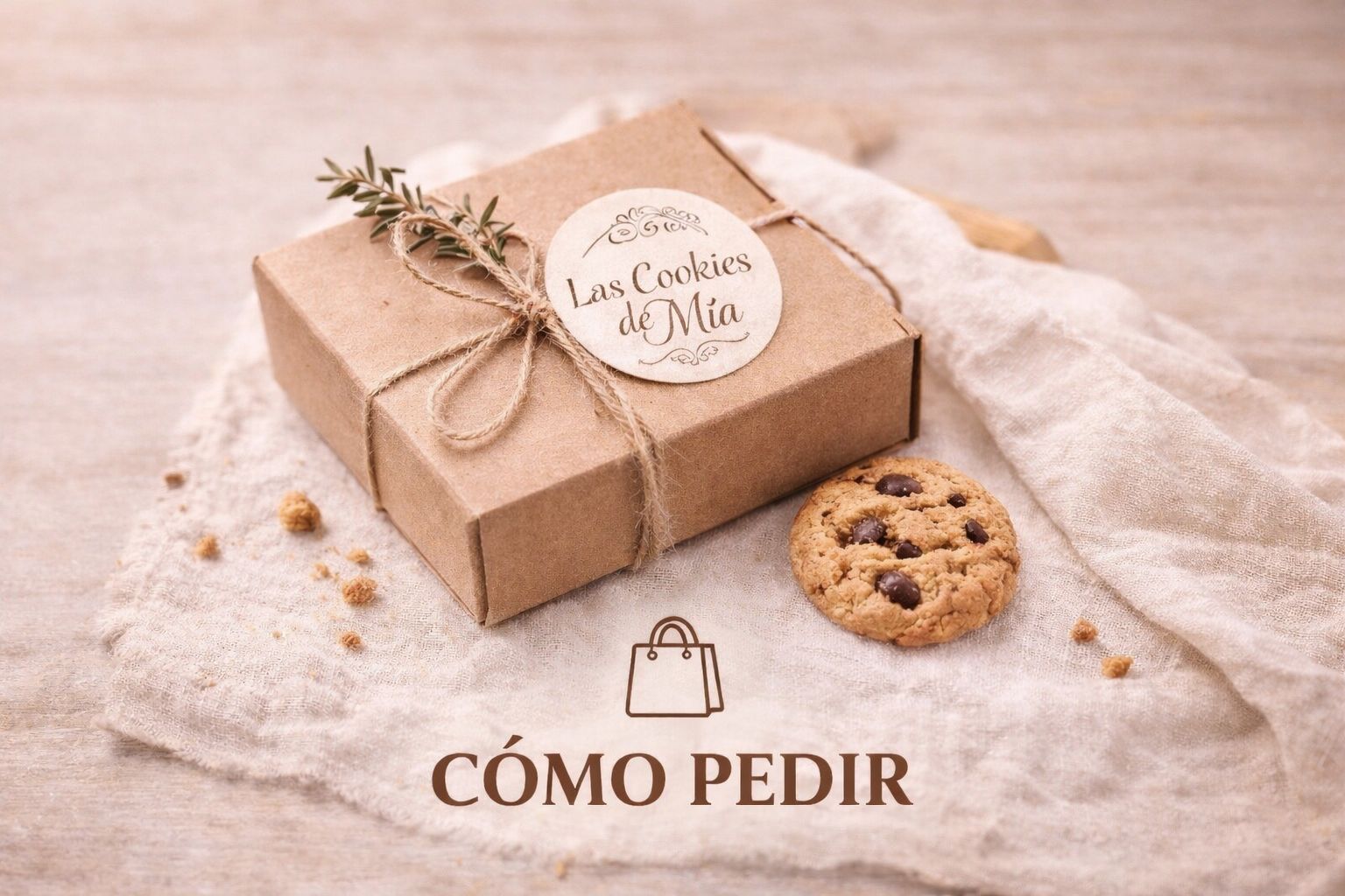 Imagen de la página de cómo pedir de Las cookies de Mía