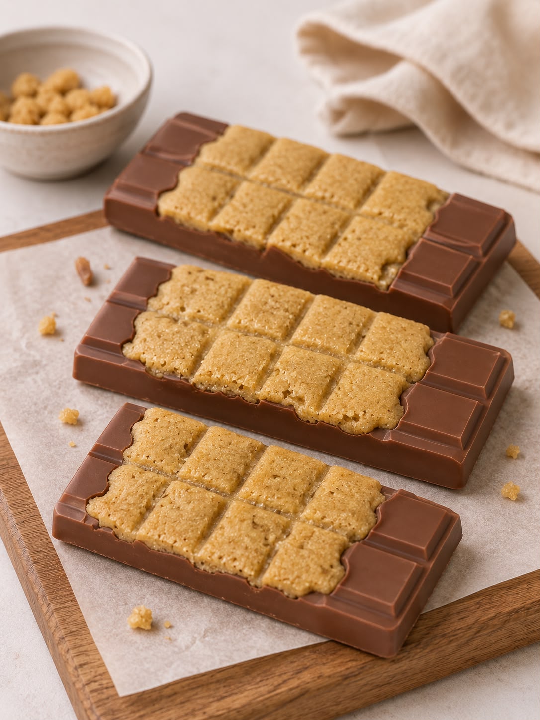 Cookie bars artesanales de Las cookies de Mía en Ferrol, chocolate y masa de cookie
