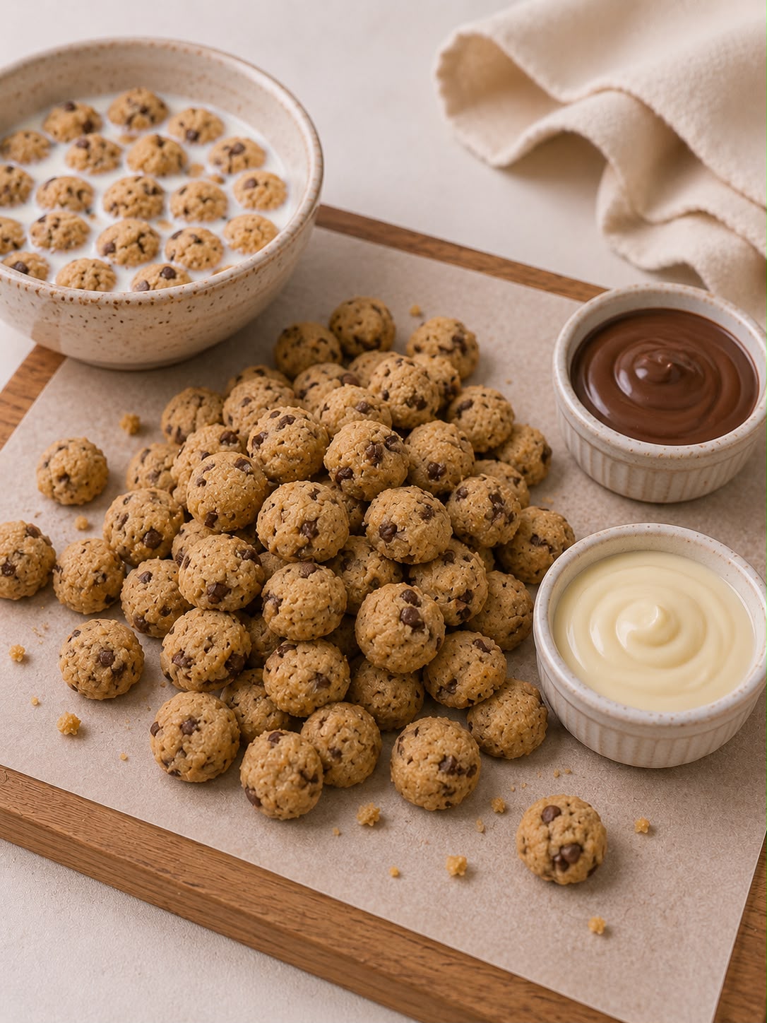 Mini cookies con dips cremosos de Las cookies de Mía en Ferrol